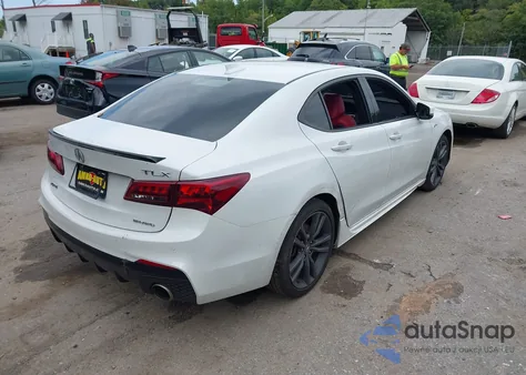 2019 Acura Tlx Advance Pkg z USA, uszkodzony, nr VIN 19UUB3F88KA801512